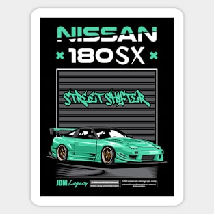 Iconic Nissan 180SX Car Sticker